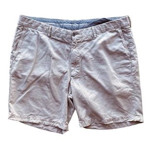 Size 40 Peter Millar Khaki Chino Shorts SOFT Tencel & Cotton